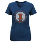Girls 4-6x Illinois Fighting Illini Medallion Tee, Girl's, Size: L (6x), Blue