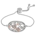 Brilliance Adjustable Butterfly Bracelet With Swarovski Crystals, Women's, Size: 8, White
