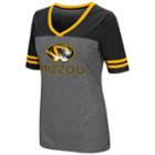 Women's Campus Heritage Missouri Tigers Varsity Tee, Size: Xl, Med Grey