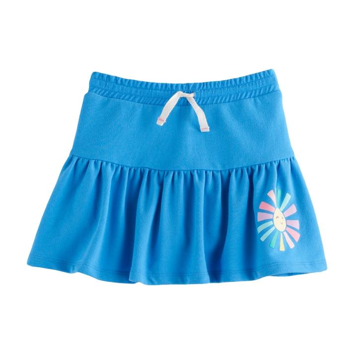 Girls 4-10 Jumping Beans&reg; French Terry Skort, Size: 10, Med Blue