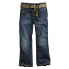 Boys 4-7x Lee Dark Blue Relaxed Bootcut Jeans, Boy's, Size: Medium (7)