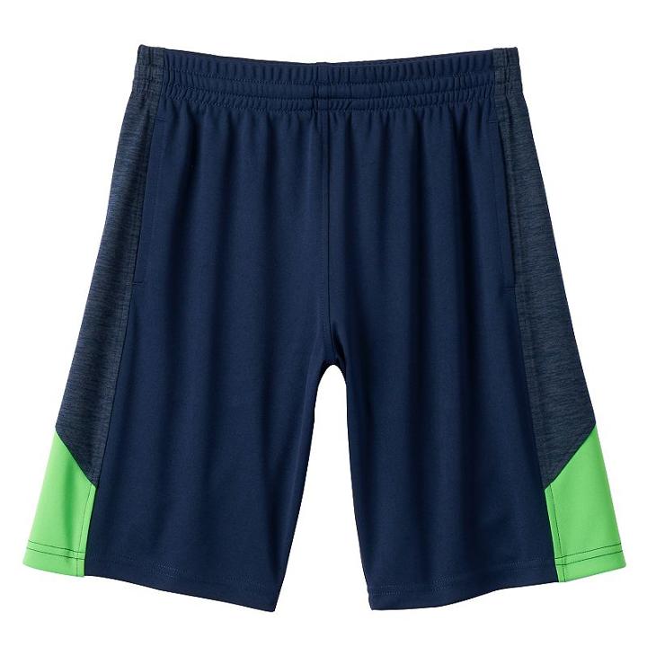 Boys 8-20 Tek Gear&reg; Dry Tek Space-dyed Shorts, Boy's, Size: Xl, Blue (navy)
