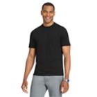 Men's Van Heusen Traveler Classic-fit Stretch Crewneck Tee, Size: Large, Black
