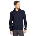 Men's Van Heusen Ottoman Flex Quarter-zip Knit Top, Size: Xl, Blue