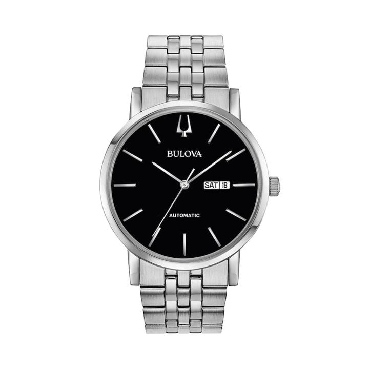 Bulova Men's Classic Stainless Steel Automatic Watch - 96c132, Size: Large, Grey