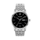 Bulova Men's Classic Stainless Steel Automatic Watch - 96c132, Size: Large, Grey