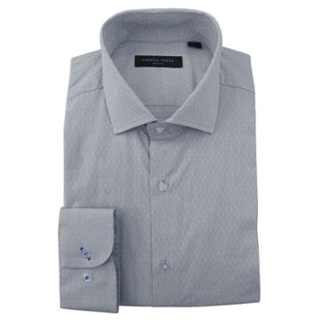 Men's Andrew Fezza Slim-fit Comfort Flex Collar Dress Shirt, Size: 16.5, Grey