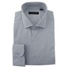 Men's Andrew Fezza Slim-fit Comfort Flex Collar Dress Shirt, Size: 16.5, Grey