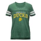 Juniors' Oregon Ducks Throwback Tee, Women's, Size: Large, Green Oth