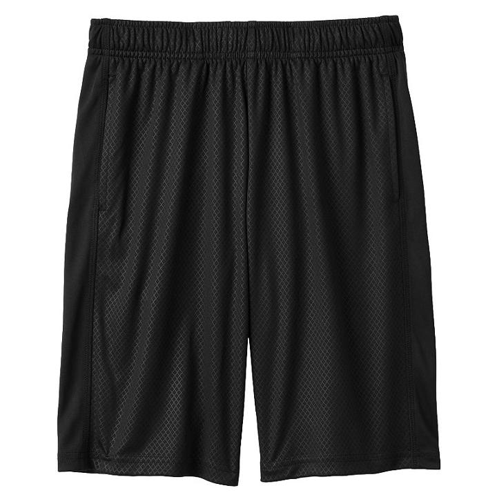 Boys 8-20 Tek Gear&reg; Drytek Solid Shorts, Boy's, Size: L(14/16), Black