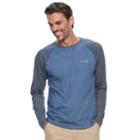 Big & Tall Columbia Wildberry Classic-fit Colorblock Omni-wick Raglan Tee, Men's, Size: Xxl Tall, Light Blue