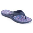 Tek Gear&reg; Women's Printed Sport Flip-flops, Size: Large, Blue