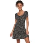 Juniors' So&reg; Button Front Short Sleeve Dress, Teens, Size: Xs, Oxford