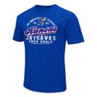 Men's Campus Heritage Kansas Jayhawks Statement Tee, Size: Medium, Dark Blue