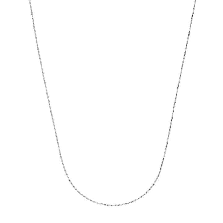 Primrose Sterling Silver Rope Chain Necklace - 20 In, Women's, Grey