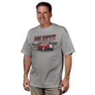 Men's Newport Blue Vehicle Graphic Tee, Size: Large, Grey