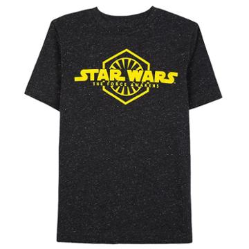 Boys 8-20 Star Wars: Episode Vii The Force Awakens Glowing Order Tee, Size: Large, Oxford