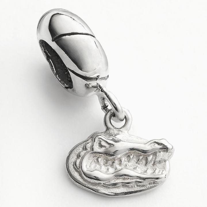 Dayna U Florida Gators Sterling Silver Logo Charm, Women's, Grey