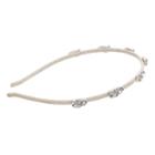 Lc Lauren Conrad Stone Cluster Wrapped Headband, Women's, Grey