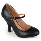 Journee Collection Lezly Women's Matte Mary Jane High Heels, Girl's, Size: 8, Black