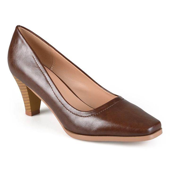 Journee Collection Lucy Women's High Heels, Girl's, Size: Medium (6), Brown