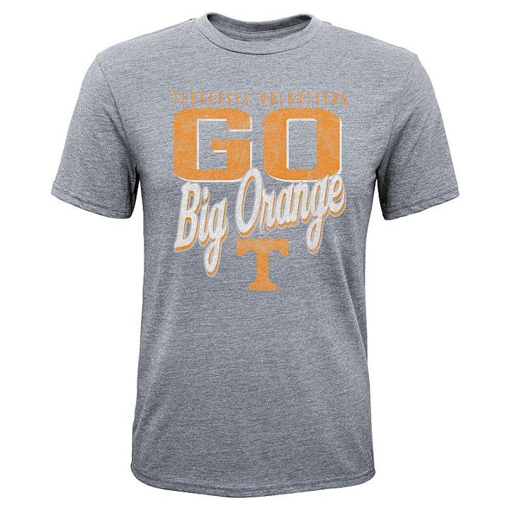 Boys 8-20 Tennessee Volunteers Rally Anthem Tee, Size: M 10-12, Grey
