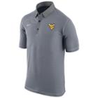 Men's Nike West Virginia Mountaineers Microstripe Dri-fit Polo, Size: Small, Blue (navy)