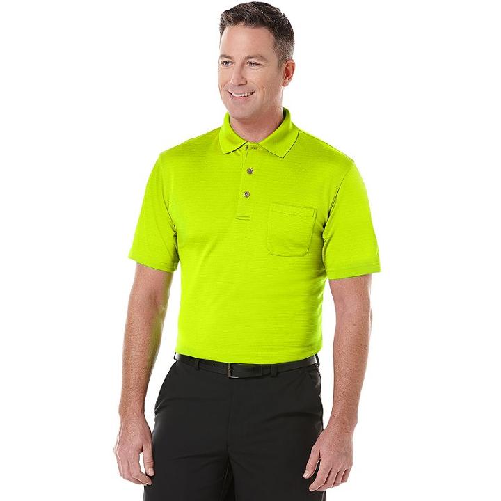 Big & Tall Grand Slam Airflow Solid Pocketed Performance Golf Polo, Men's, Size: 2xb, Green Oth