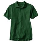 Boys 8-20 Husky Chaps Solid Pique School Uniform Polo, Boy's, Size: L Husky, Green Oth