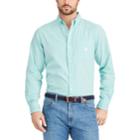 Big & Tall Chaps Classic-fit Striped Button-down Shirt, Men's, Size: Xl Tall, Green