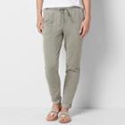 Petite Sonoma Goods For Life&trade; Beach Fleece Cuffed Pants, Women's, Size: Xl Petite, Med Green