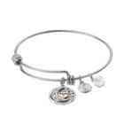 Love This Life Crystal I Love You To The Moon And Back Charm Bracelet, Women's, Size: 8, Grey
