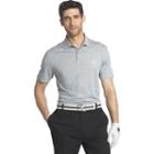 Men's Izod Classic-fit Performance Self-collar Golf Polo, Size: Medium, Med Grey