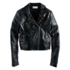 Disney D-signed Descendants 2 Girls 7-16 Studded Textured Faux-leather Jacket, Size: Medium, Black