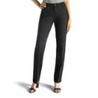 Women's Lee Total Freedom Dress Pants, Size: 12 Avg/reg, Black