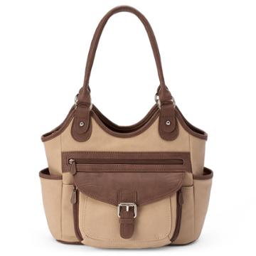 Multisac Two-tone Shoulder Bag, Women's