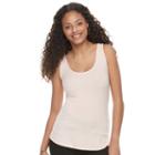 Juniors' Candie's&reg; Ribbed Ladder Back Tank, Girl's, Size: Small, Brt Pink