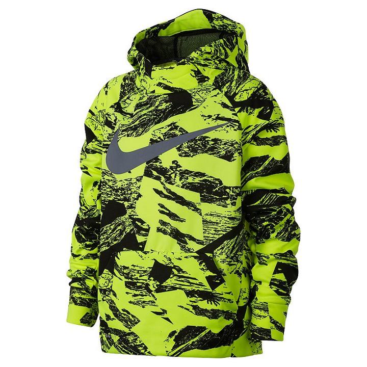 Boys 8-20 Nike Therma Marbled Hoodie, Size: Medium, Drk Yellow