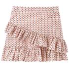 Girls 4-12 Carter's Floral Tiered Ruffle Skirt, Size: 8, Light Pink Multi Print