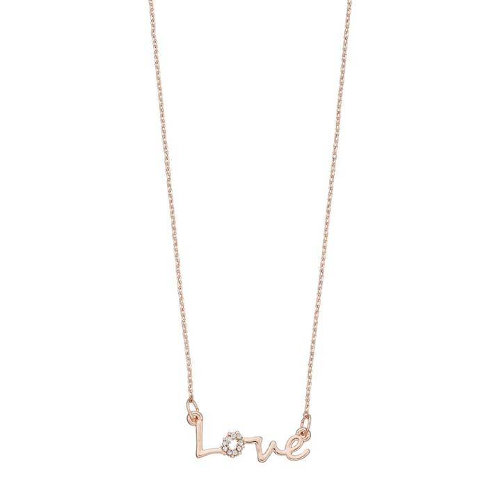 Lc Lauren Conrad Love Link Necklace, Women's, Pink