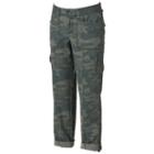 Sonoma Goods For Life&trade; Cargo Utility Pants - Women's, Size: 2 - Regular, Med Green