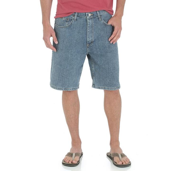Men's Wrangler Regular-fit Shorts, Size: 36 - Regular, Blue (navy)