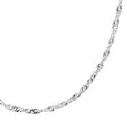 Sterling Silver Lightweight Chain Necklace - 20-in, Women's, Size: 20, Grey