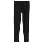 Girls 7-16 Cable-knit Fleece-lined Leggings, Size: S-m, Black