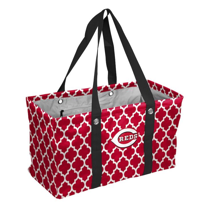 Logo Brand Cincinnati Reds Picnic Caddy Tote, Women's, Multicolor