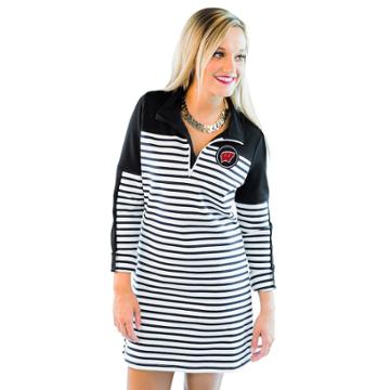 Women's Gameday Couture Wisconsin Badgers Striped Pullover Dress, Size: Xl, Lt Green