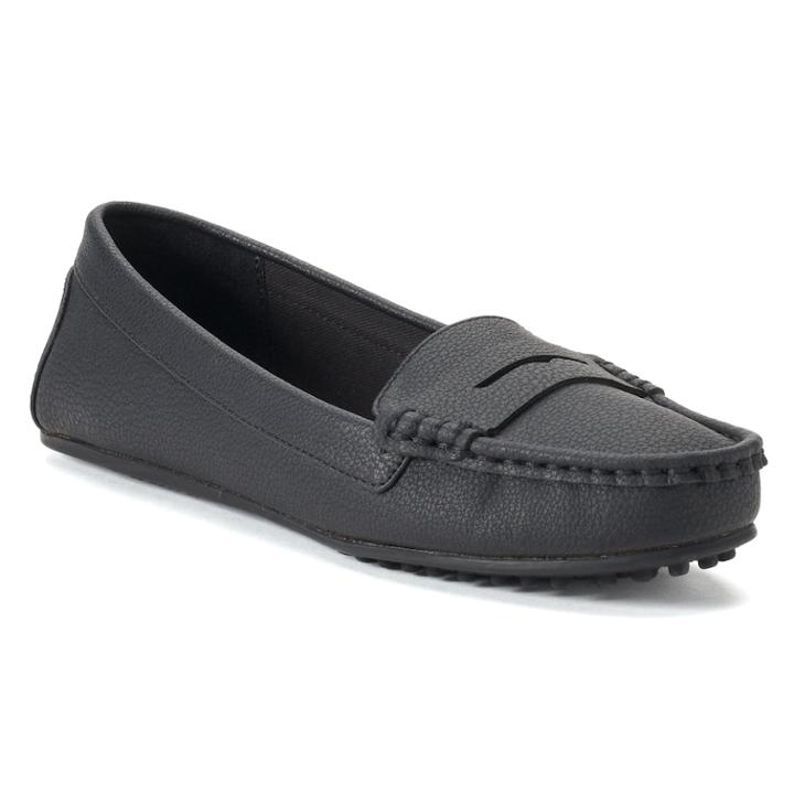 So&reg; Sturgeon Women's Penny Loafers, Size: Medium (6), Black
