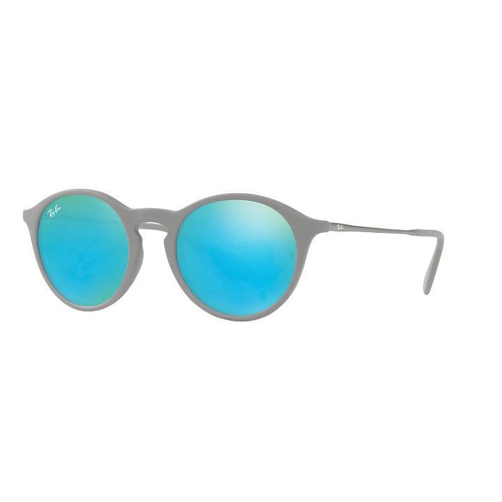 Ray-ban Rb4243 49mm Round Mirror Sunglasses, Women's, Dark Grey