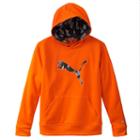 Boys 4-7 Puma Big Cat Performance Hoodie, Boy's, Size: 4, Orange Oth