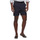 Big & Tall Croft & Barrow&reg; Classic-fit Twill Belted Outdoor Shorts, Men's, Size: 50, Blue